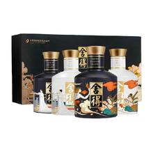 去商家购买 舍得 大典礼盒 52%vol 浓香型白酒 100ml*4瓶