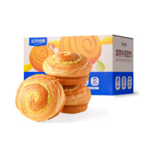 88VIP：三只松鼠_椰蓉手撕面包 1kg13.31元（88VIP购物卡，淘金币抵扣0.59）