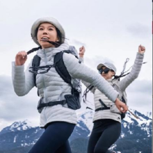 20点：迪卡侬 羽绒服 Trek100轻薄立领 男女户外运动内胆排骨服ODT3