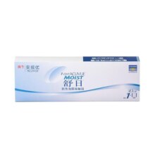 【自营】强生舒日日抛隐形眼镜安视优近视透明隐形眼镜小直径30片