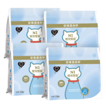 N1 爱宠爱猫n1植物混合猫砂玉米豆腐砂混珍珠木薯砂易结团不粘底可冲厕所10kg