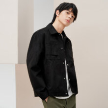 20点：gxg.jeans 男装 仿麂皮绒外套 工装