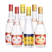 再降价：汾酒杏花村 玻瓶53度组合6瓶