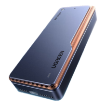 绿联USB4硬盘盒40Gbps 兼容雷电雷雳3/4 M.2 NVMe移动硬盘盒  适用苹果Mac mini电脑笔记本扩展SSD固态