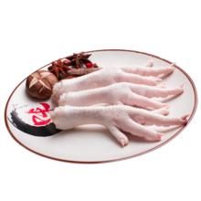同德义利 白羽鸡爪2斤/袋圈养凤爪烤鸡爪子卤鸡爪冷冻食品