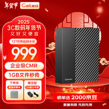 限移动端、京东百亿补贴：GETEA 企业级移动硬盘12TB大容量3.5英寸桌面存储Type-C3.2高速台式机笔记本电脑外置硬盘PHDD