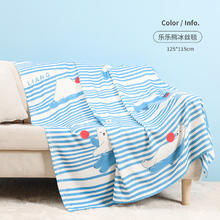 良良 竹纤维夏凉被 乐乐熊-冰丝毯 125*115cm