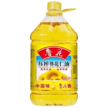 鲁花 压榨葵花仁油 5L