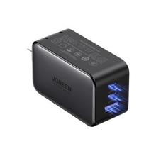绿联 CD244 氮化镓充电器 双Type-C/USB-A 65W 黑色