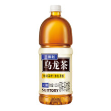 88vip：三得利乌龙茶无糖饮料大瓶家庭分享装1.25L*6瓶