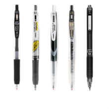 ZEBRA 斑马JJ15 JJ3 0.5mm 黑色中性笔 5支装