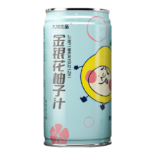九物优品柚子汁 180ml一瓶 金银花柚子汁（三瓶体验装）