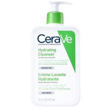 适乐肤（CeraVe）修护保湿洁面乳473ml(干皮补水洁面无皂基氨基酸洗面奶男女护肤)