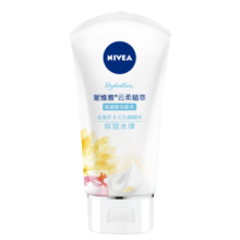 妮维雅（NIVEA）氨基酸洗面奶云柔植萃保湿水弹洁面乳100g双支