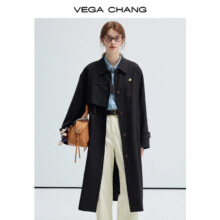 20点开始：VEGA CHANG 中长款 纯色大衣