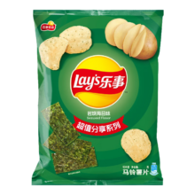 乐事（Lay's） 薯片 岩烧海苔味 75克装 任选6件