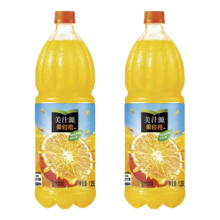 可口可乐 美汁源果粒橙饮料 1.25L*2瓶