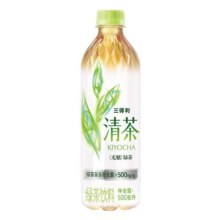 三得利微甜清茶绿茶饮料官方旗舰店0糖0脂肪整箱500ml*15瓶