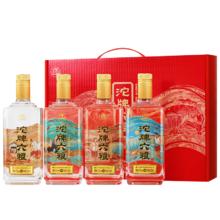 舍得 沱牌六粮礼盒500ml*4礼盒装浓香型粮食白酒婚礼节日送礼