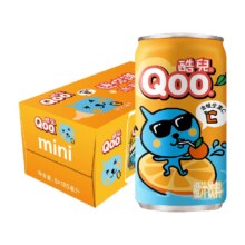 美汁源酷儿 Qoo果味/果汁饮料橙汁饮料迷你罐 185ml*8罐