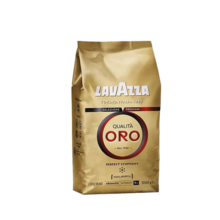 拉瓦萨（LAVAZZA）意大利进口欧罗金ORO咖啡豆1Kg美式意式黑咖啡 有效期至25年12月