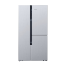 20点开始、PLUS会员：SIEMENS 西门子 569升大容量对开门冰箱 KA96FA19TI 银