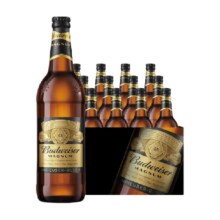 88vip：百威 拉格啤酒600ml×12瓶63.03元+11.77元淘金币