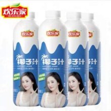 欢乐家 大瓶椰子汁 1L*4瓶*2件