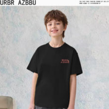 URBR AZBBU 2025年夏季儿童新款短袖T恤（120~170码）