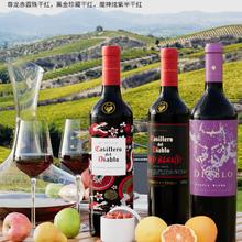 红魔鬼 750ml 尊龙+魔神+黑金 3支组合装 赠酒精湿纸巾20片