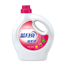 蓝月亮真丝羊毛羊绒羊毛衫洗涤剂洗衣液 丝毛净500g瓶 不易缩水变形