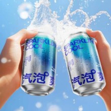 京东京造 0糖0脂0卡 苏打水330ml*24罐 *2件