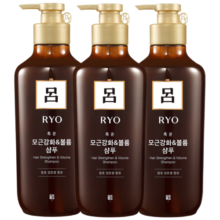吕（Ryo）棕吕洗发水550ml*3稳固发根温和净彻滋养头皮强健发根韩国爱茉莉