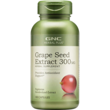 健安喜（GNC）葡萄籽精华胶囊300mg100粒美白抗氧化祛斑淡斑排毒养颜原青花素 【体验装】1瓶