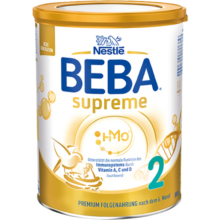 雀巢BEBA贝巴至尊版德国婴幼儿配方奶粉6种HMO原装进口全新新版包装 2段800g/罐（6-12月）效期27-1