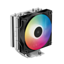 九州风神（DEEPCOOL）玄冰400幻彩V5CPU散热器附带硅脂（镀镍4热管/220W/热管偏置不挡内存/多平台支持/AG400LED）