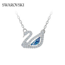 施华洛世奇 SWAN DAZZLING 蓝调天鹅女士项链女生日礼物女5521074
