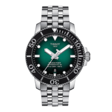 天梭（TISSOT）瑞士手表海星系列自动机械男士腕表送礼T120.407.11.091.01