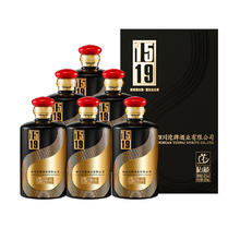 百亿补贴：沱牌 1519私藏 上档次 年货 500ml浓香型白酒一整箱6瓶