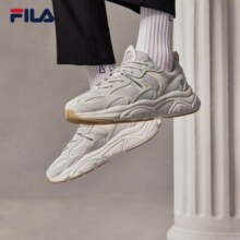 斐乐（FILA）跑步鞋老爹鞋男子跑步鞋MARSⅡ火星二代情侣款复古运动鞋休闲鞋 南极灰/雾灰-AN-F12M141116F 42