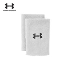 安德玛（UNDERARMOUR）Performance 6英寸男女同款情侣训练运动腕带1218006 白色100 均码