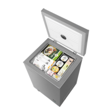 美的（Midea）（Midea）100/143/200KMF小冰柜专利减霜80%家用迷你冷藏冷冻保鲜净味小冷柜节能省电囤货小冰箱 100升+小户型优选 100L