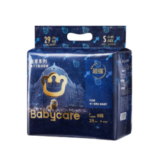 plus会员、需首购：babycare 皇室狮子王国弱酸纸尿裤 S29片 (4-8kg)