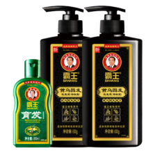 京东百亿补贴：霸王 何首乌防脱固发乌黑亮泽控油柔顺蓬松洗头膏 1200g+育发80g