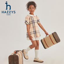 HAZZYS 品牌童装 女童短袖 格 165券后149元