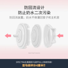 speCtra贝瑞克电动吸奶器 韩国进口正品单双侧吸乳器吸力大S2产后1280元 (券后省188)