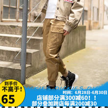 Dickies 罗纹多口袋慢跑休闲裤女款 DK008124 棕色 25