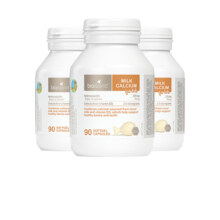 【自营】bioisland/佰澳朗德澳洲VD牛乳钙软胶囊6月婴童90粒*3瓶