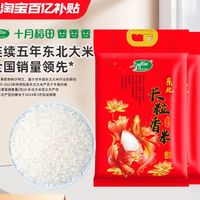 十月稻田 SHI YUE DAO TIAN 东北长粒香大米 5kgx2袋