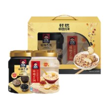 再降价、88VIP、桂格金装礼盒即食麦片860g×2罐22.55元+3元金币